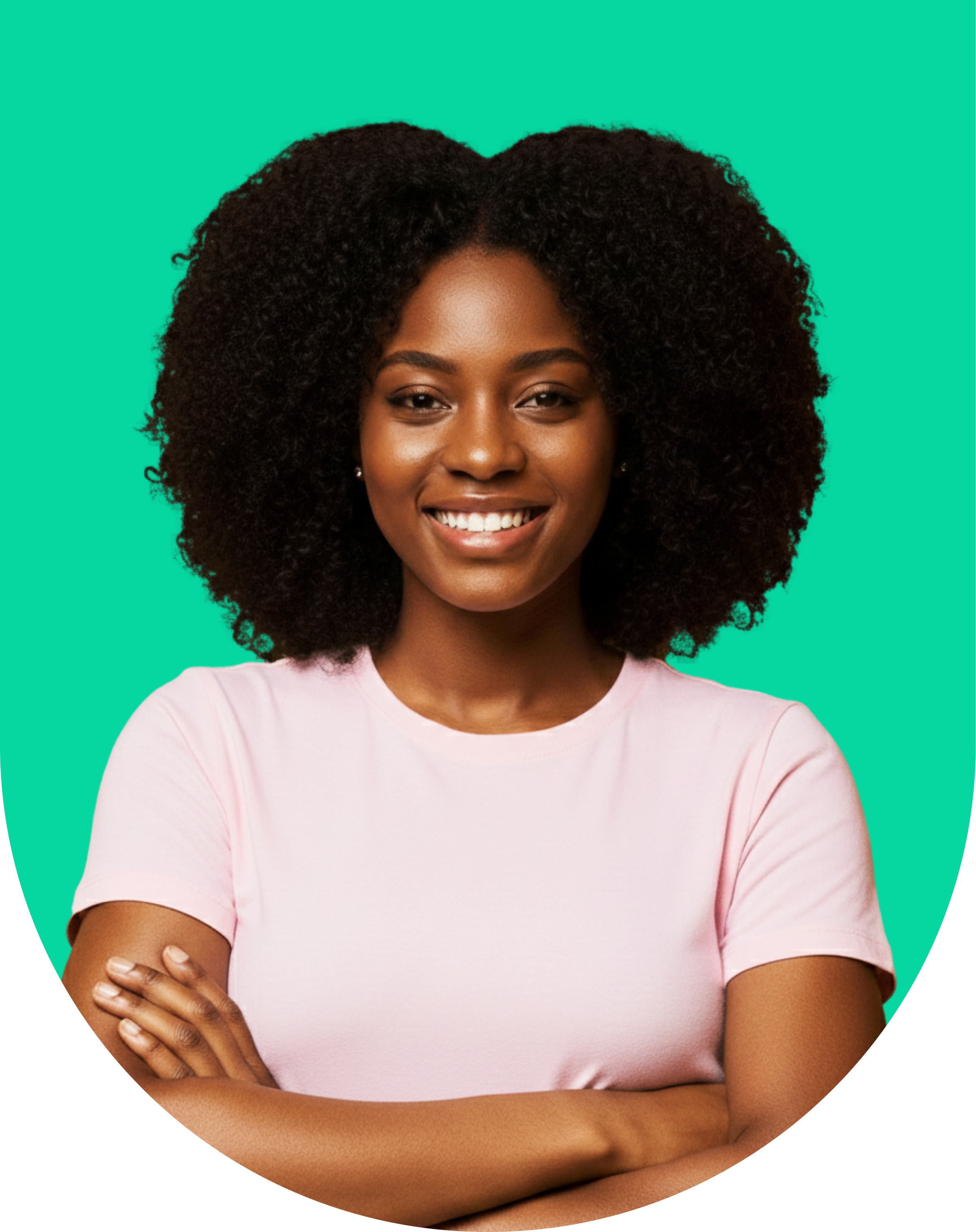 Woman smiling — learn Igbo and Yoruba with Obodo